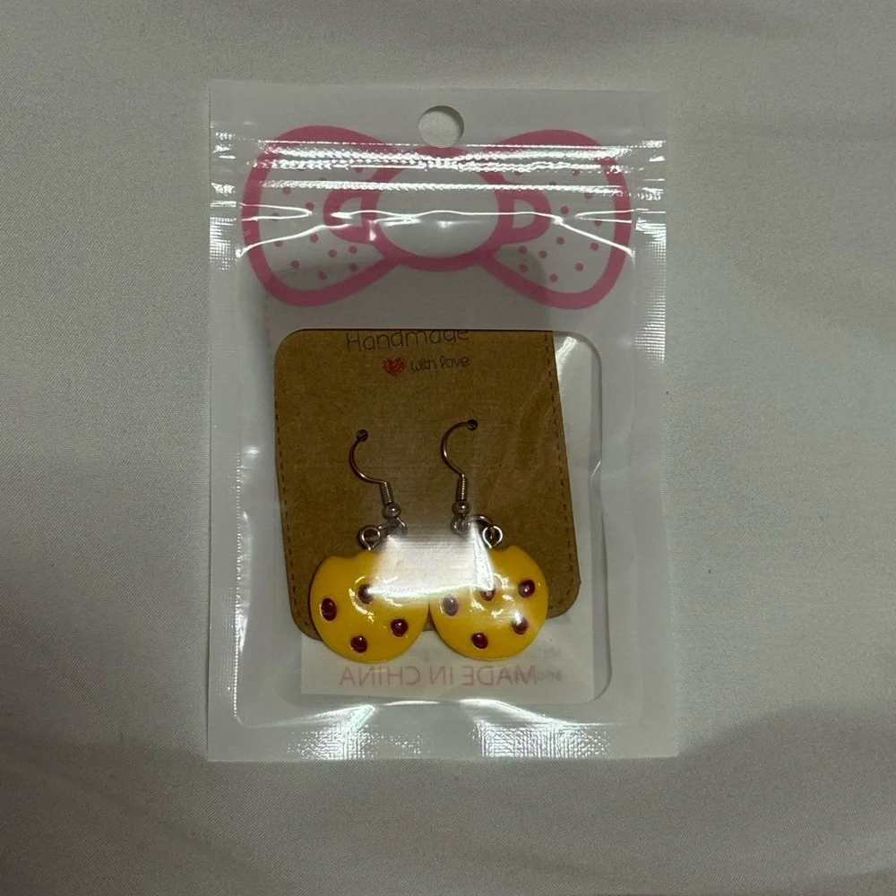Handmade Chocolate Chip Cookies Earrings